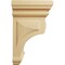 Ekena Millwork 3 1/2"W x 3 3/4"D x 6"H Mini Woodruff Wood Corbel, Alder CORW03X03X06WFAL - alternate 4